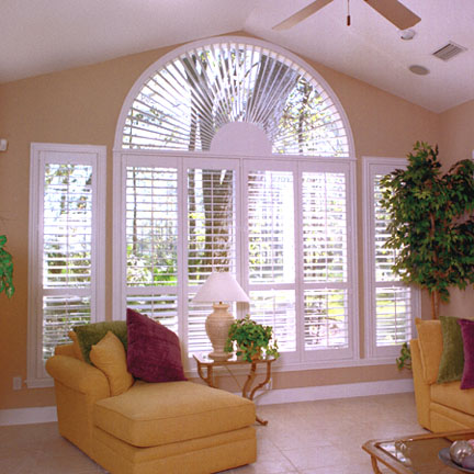 Half circle window shutter Houston